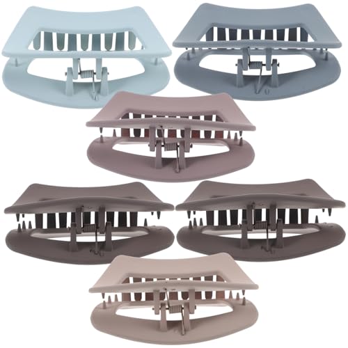 LRXIYODE 6stücke Haarklammern Frauen Haar Clips Barrettes Aus Kunststoff Kieferklammern Für Mädchen Und Damen von LRXIYODE