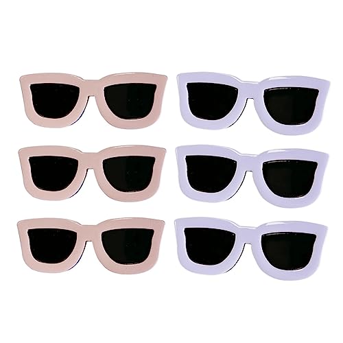 LRXIYODE 6stücke Lustige Sonnenbrille Haarspangen Kreative Haarclips Für Mädchen Für Hochsteckfrisuren Und Freizeitaktivitäten Für Partys Und Feste von LRXIYODE