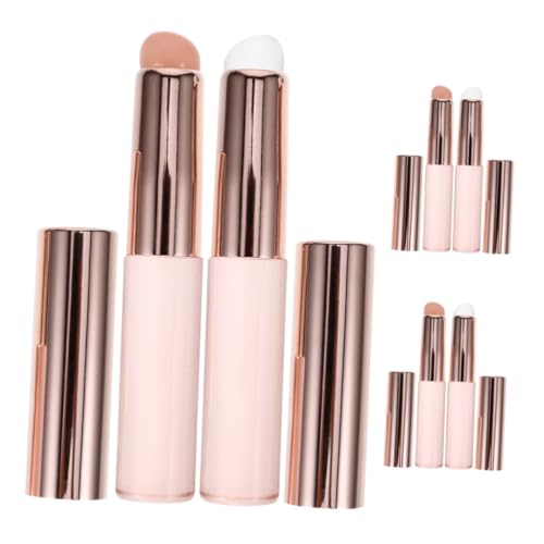 LRXIYODE 6stücke Runder Lippenpinsel Aus Silikon Für Damen Als Applikator Für Lipgloss Make-up-pinsel Mit Deckel Zum Auftragen Von Lippenstift Oder Balsam Für Unterwegs Und Geschützte von LRXIYODE