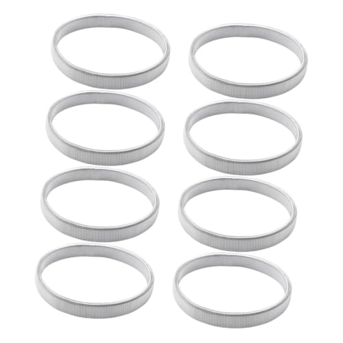 LRXIYODE 8stücke Verstellbare Elastische Hemdärmelbänder Metall-armfixierbänder Dehnbare Rutschfeste Ärmelhalter Hemdarmbänder Für Herren Und Damen von LRXIYODE