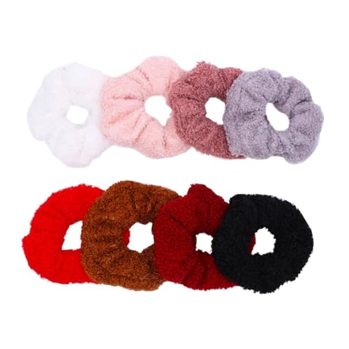 LRXIYODE 8 Stück Teiliges Haargummi Weichem Stoff Elastische Haarschlaufen für Damen und Mädchen Vielseitig Einsetzbar für Alltag und Besondere Anlässe Modisches Haarschmuck accessoire in von LRXIYODE