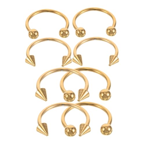 LRXIYODE 8 Stück Teiliges Horseshoe Septum Ringen und Nasensteckern Vielseitiger Piercing Schmuck für Männer und Frauen Langlebig und Anpassbar LRXIYODE 8 Stück Teiliges Horseshoe Septum Ringen und Nasensteckern Vielseitiger Piercing Schmuck für Männer und Frauen Langlebig und Anpassbar von LRXIYODE