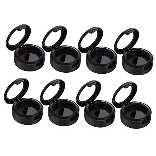 LRXIYODE 8 Stück Teiliges Lidschatten Organizer für Kosmetik Leichter und Kompakter Aufbewahrungsbehälter für Make Up für Zuhause und Unterwegs Weiß von LRXIYODE