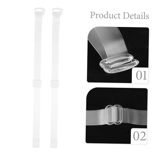 LRXIYODE 8 Stück Teiliges Transparente Verstellbare Schuhriemen für Hohe Absätze Elastische Fersenhalter für Damen Rutschfeste Fixierung Leichter Praktischer Schutz für High Heels und von LRXIYODE