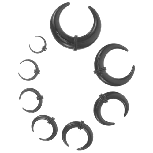 LRXIYODE 8 Stück Teiliges U Förmige Ohrdehner Schwarzem für Aurikular Piercings Verschiedene Hautfreundlich und Langlebig für Tragus Piercing und Körper Schmuck LRXIYODE 8 Stück Teiliges U Förmige Ohrdehner Schwarzem für Aurikular Piercings Verschiedene Hautfreundlich und Langlebig für Tragus Piercing und Körper Schmuck von LRXIYODE