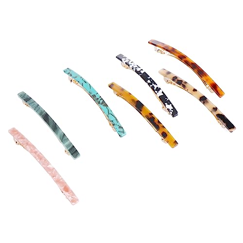 LRXIYODE 8stücke Haarspangen Aus Acetat Federspange Pferdeschwanz-clip Seitenclip Haarnadel Haarschmuck Für Damen Leicht Und Langlebig von LRXIYODE