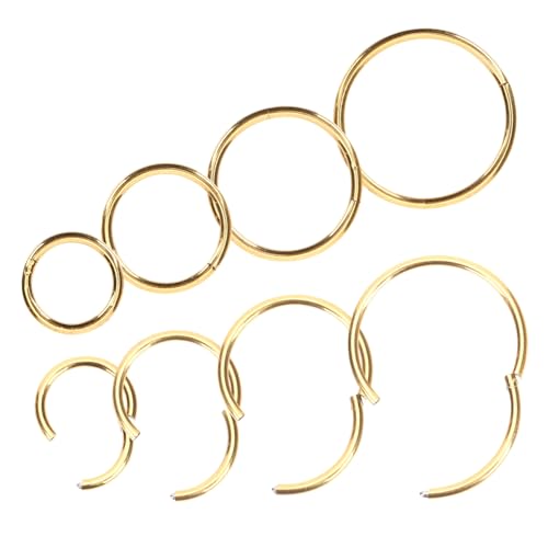 LRXIYODE 8Stücke Teiliges Nasenring Hochpoliertem Damen Nasenpiercing Schmuck Spiralnasenringe Partys LRXIYODE 8Stücke Teiliges Nasenring Hochpoliertem Damen Nasenpiercing Schmuck Spiralnasenringe Partys von LRXIYODE