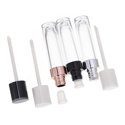 LRXIYODE 9 Stück Teiliges Lippenpflege Behälter Nachfüllbare Lipgloss Fläschchen Transparent Mini Lip Balm Flasche Leicht und Praktisch für Reise und Outdoor Zufällige Zufällige Farbe von LRXIYODE