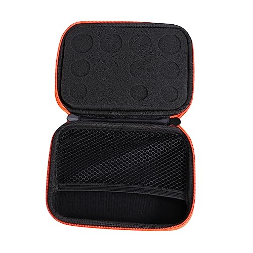 LRXIYODE Ätherische Öle Aufbewahrungstasche 12 Slots Für 5ml 10ml 15ml Flaschen Tragbarer Eva Organizer Für Rollflaschen Wasserabweisende Schutzhülle Für Unterwegs von LRXIYODE