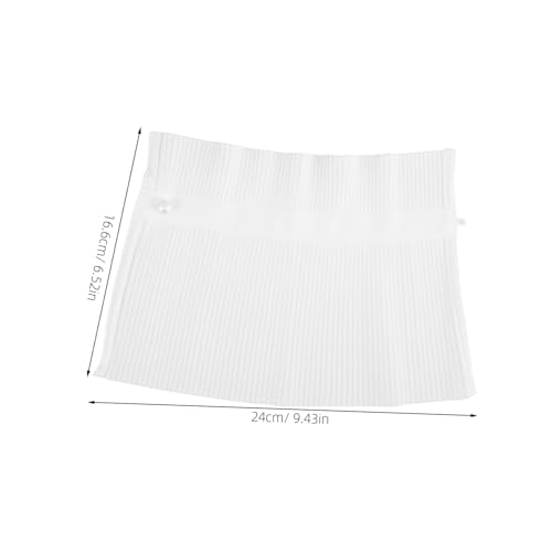 LRXIYODE Abnehmbare Damen Manschetten mit Blumenrüsche Perlenknopf Fake Ärmelaufsätze Mehrschichtige Spitzenmanschette für Blusen Pullover Stilvolles Handgelenk Accessoire von LRXIYODE