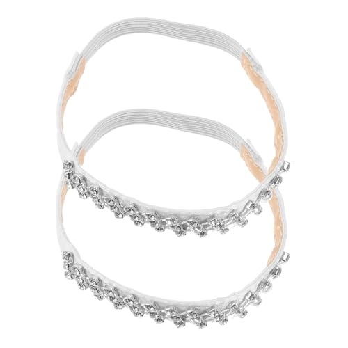 LRXIYODE Abnehmbare Schuhriemen für Damen High Heels Elastische Rutsch Knöchelriemen Strapazierfähiges Material Absatzschmuckbänder für Sicheren Halt von LRXIYODE