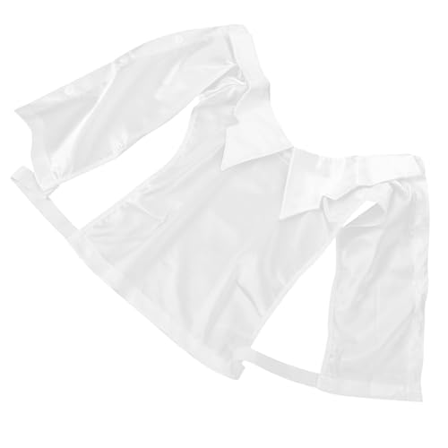 LRXIYODE Abnehmbarer Fake Kragen Damen Weiß Spitzen Spitzenkragen Elegant Mode Blusenkragen Zum Einstecken Für Pullover Hemd Kostüm von LRXIYODE