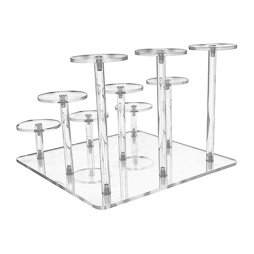 LRXIYODE Acryl Make-up Aufbewahrungsregal Kosmetik Organizer Für Desktop Mit Einfacher Und Filigraner Design Für Lippenstift Und Pinsel Lagerung Rack von LRXIYODE