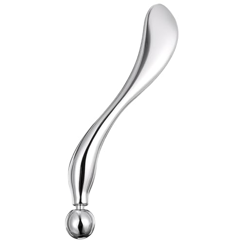 LRXIYODE Augencreme Löffel aus Zinklegierung Silberner Schönheitshelfer zur Linderung von Augenmüdigkeit Blutzirkulation Multifunktionales Massagewerkzeug für Augenpflege von LRXIYODE