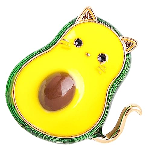 LRXIYODE Fruit Cat Brooch Pin Niedliche Avocado Katze Brosche Für Frauen Anstecknadel Zur Dekoration Von Kleidung Taschen Und Hüten Für Tierliebhaber von LRXIYODE