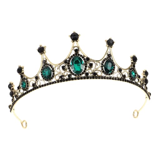 LRXIYODE Barockstil Tiara Haarschmuck Retro Eleganter Braut Haarkrone Leicht und Langlebig für Hochzeit Party und Festliche Anlässe Geeignet von LRXIYODE