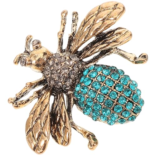 LRXIYODE Biene Brosche Retro Stil Kleine Strass Brosche Langlebige Anstecknadel für Pullover Anzug Tasche Eleganter Schmuck für Damen Vielseitig Einsetzbar von LRXIYODE