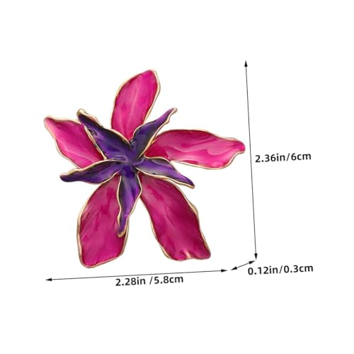 LRXIYODE Blumenohrringe Damen Doppelschichtige Emaille Ohrstecker Leicht Komfortabel Modisch Elegant Für Alltag und Festlichkeit von LRXIYODE