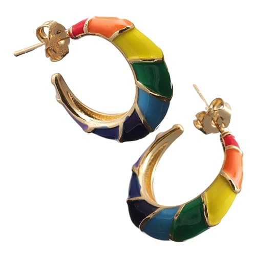LRXIYODE Bohemian Regenbogen Ohrringe Leichte Ohrstecker für Damen Modischer Modeschmuck für Partys zu Weihnachten und Besonderen Anlässen LRXIYODE Bohemian Regenbogen Ohrringe Leichte Ohrstecker für Damen Modischer Modeschmuck für Partys zu Weihnachten und Besonderen Anlässen von LRXIYODE