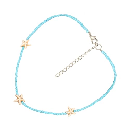 LRXIYODE Boho Halskette mit Reisperlen Leichte Clavicle Chain für Frauen Stylische Strandkette für Hawaii Partys Modisches Schmuckstück und Vielseitig Kombinierbar von LRXIYODE