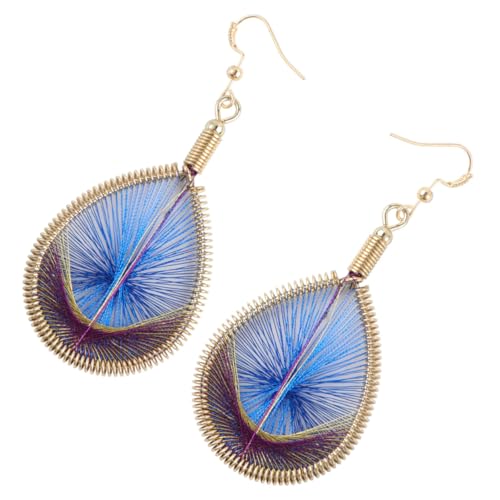 LRXIYODE Boho Ohrhänger Damen Ethnische Ohrringe mit Geflochtenem Goldfaden Langlebig und Leicht Tragbar Modischer Schmuck für Alltag und Besondere Anlässe Schmuckgeschenkidee in von LRXIYODE