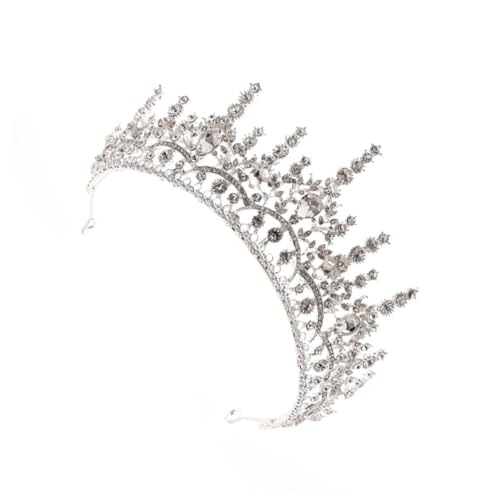 LRXIYODE Braut Tiara Krone mit Funkelnden Strasssteinen Verarbeitung Vielseitig für Hochzeit Abendveranstaltung Party und Modischer Haarschmuck für Braut und Brautjungfern von LRXIYODE