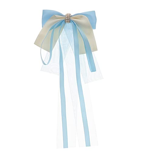 LRXIYODE Brautschleifen Haarspange mit Großem Band Eleganter Haarschmuck für Frauen Komfortabler Halter Modisches Accessoire für Hochsteckfrisuren und Festliche Anlässe von LRXIYODE