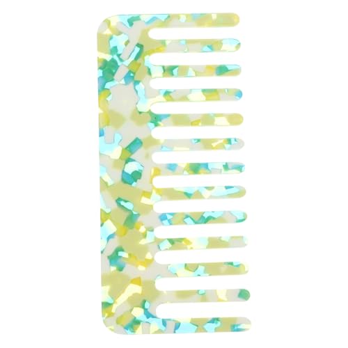 LRXIYODE Breiter Haarkamm aus Robustem Material Entwirrt Schonend Haar Geeignet für Frauen Männer und Leichte Anwendung für Kopfhautmassage und Vielseitiges Styling Farblich Eleganter von LRXIYODE