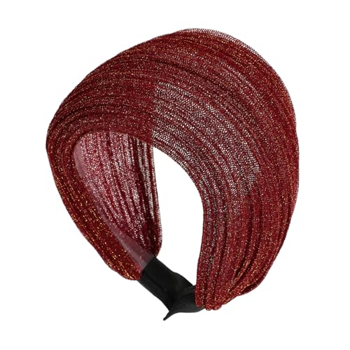 LRXIYODE Breites Elastisches Stirnband Damen Rutschfest Weißhaar abdeckung Weiches Haarschmuck Vielseitig für Alltag Party Reise Modisch Komfortabel Kopfband von LRXIYODE