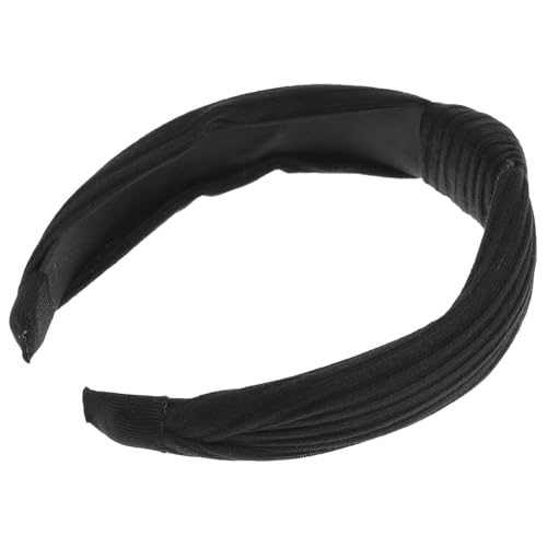 LRXIYODE Breites Spitzen haarband Damen Haarschmuck Elastisch Vintage Stirnband Schwarz Geeignet für Frauen Mädchen Alltag und Party von LRXIYODE