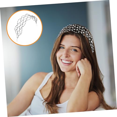 LRXIYODE Breites Stirnband Damen mit Strasssteinen Hohles Mesh Haarschmuck Eleganter Haarreif für Party und Alltag Modisches Haarband im Western Stil Vielseitiges Accessoire für Frauen LRXIYODE Breites Stirnband Damen mit Strasssteinen Hohles Mesh Haarschmuck Eleganter Haarreif für Party und Alltag Modisches Haarband im Western Stil Vielseitiges Accessoire für Frauen von LRXIYODE