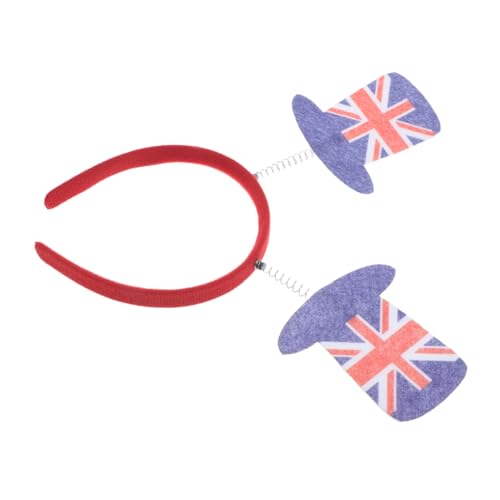 LRXIYODE British Flag Headband Stylisches Leichtes Party Haarband mit Union Jack Komfortabel und Auffällig für Geburtstagsfeiern Sportveranstaltungen und Fan Events von LRXIYODE