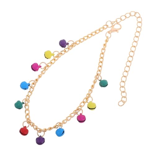 LRXIYODE Bunte Glocken Fußkettchen Damen Verstellbar Charm Fußschmuck Boho Stil Sommer Strand Schmuck von LRXIYODE