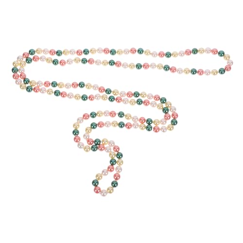LRXIYODE Bunte Kunstperlenkette Mehrlagige Lange Halskette für Damen Modisches Accessoire für Kleidung für Partys und für Freundinnen Töchter und Mütter von LRXIYODE
