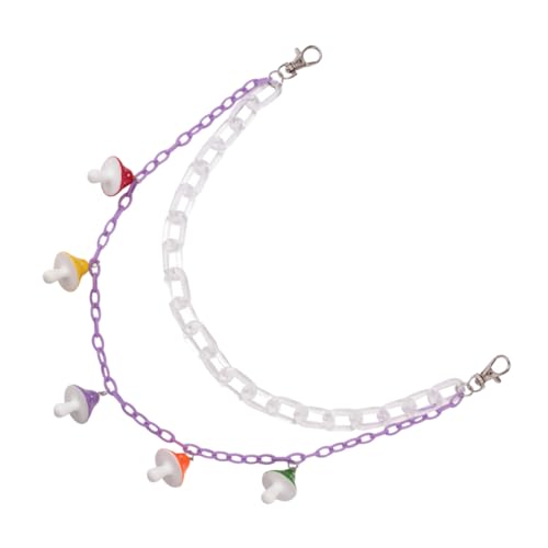 LRXIYODE Candy farbene Taillenkette Damen Doppelter Schicht Hosenkette mit Pilz design Stylische Jeans Ketten für Mädchen Streetwear Accessoire von LRXIYODE