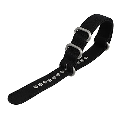 LRXIYODE Canvas Uhrenarmband Kreatives Uhrenband Baumwolle mit Verstellbarem Design und Edelstahlverschluss für Sport und Alltag von LRXIYODE