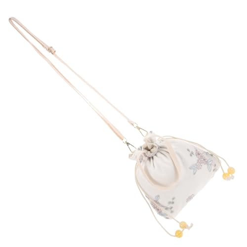 LRXIYODE Canvas Umhängetasche Damen Chinesischer Stil Leichte Schultertasche aus Canvas Crossbody Tasche mit Stauraum Geeignet für Alltag Einkaufen Freizeit und Partys von LRXIYODE