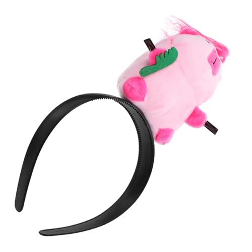 LRXIYODE Capybara Stirnband Für Partys Niedliches Cartoon Haarband Universelle Größe Für Cosplay Und Fotoshootings Rosa Tierohr Haarband Für Mädchen von LRXIYODE
