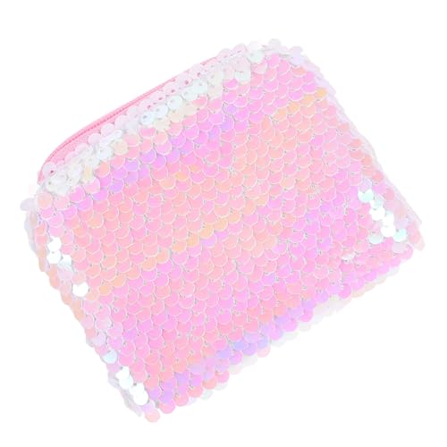 LRXIYODE Kleine Umhängetasche Pailletten Geldbörse für Mädchen Leichte Karten und Münztasche mit Schultergurt für Partys und Alltag von LRXIYODE