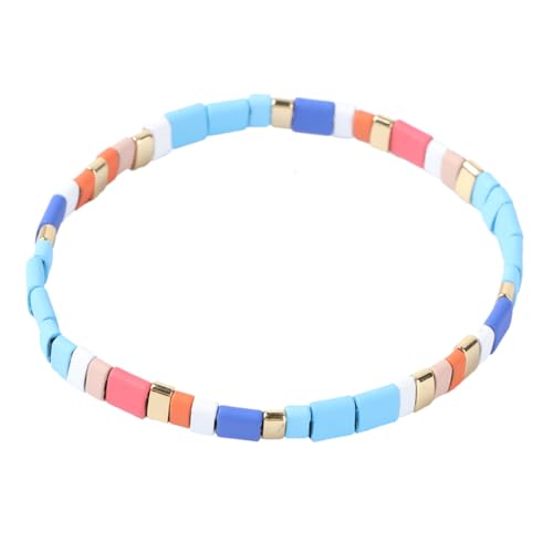 LRXIYODE Dekoratives Armband Für Männer Und Frauen Schicke Handgelenkkette Farbenfrohes Geschenkarmband Aus Elastischem Material Für Partys Und Alltag Handgefertigter Handgelenkschmuck von LRXIYODE