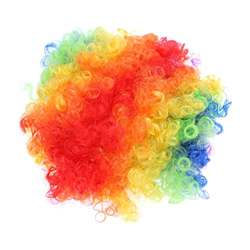LRXIYODE Clown Perücke für Halloween Cosplay Perücke mit Clown Nase Lustiges Haarteil für Kostümbälle Karneval Hochwertige Chemiefaser Leicht Angenehm von LRXIYODE