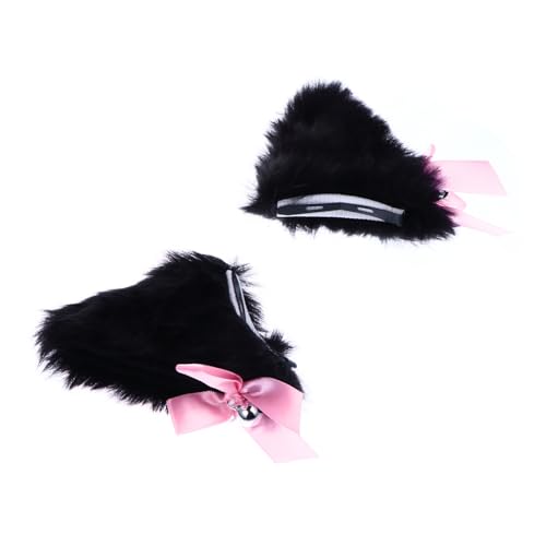 LRXIYODE Cosplay Katzenohren Haarclip mit Langem Kunstfell Süßer Party Haarklammer für Halloween Weihnachtsfest Mädchen und Damen Einzigartiges Design Geschenkidee von LRXIYODE