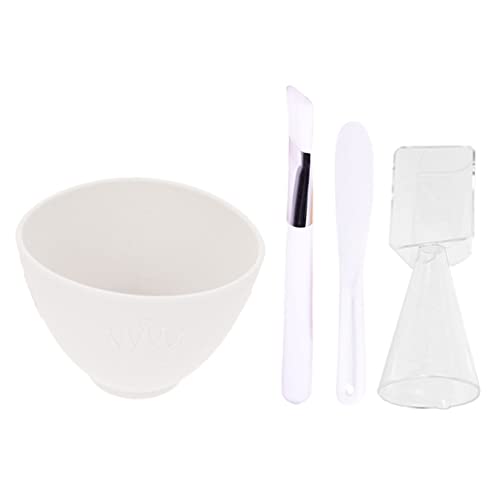 LRXIYODE DIY Silikon Masken Werkzeug Teilig mit Schüssel Rührstab Pinsel und Löffel Professionelle Gesichtsmaske Mischschale für Beauty Hautpflege und DIY Anwendungen Leicht Langlebig von LRXIYODE