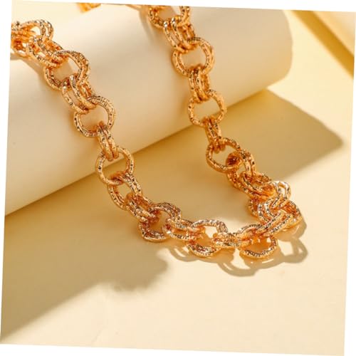 LRXIYODE Damen Clavicle Halskette Doppelter Kreis Anhänger Modischer Schmuck Elegant Leicht zu Tragen für Alltag und von LRXIYODE