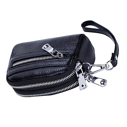 LRXIYODE Damen Multifunktionale Geldbörse Mit Doppelreißverschluss Kompakte Handtasche Für Münzen Scheine Und Karten Für Reisen Shopping Und Freizeit von LRXIYODE