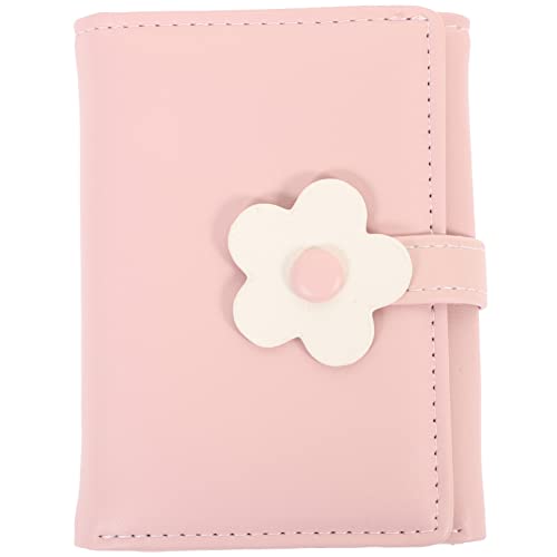 LRXIYODE Damen Geldbörse PU Leder Trifold mit Blumenmotiv Kompakte Kleine Geldtasche mit Vielen Kartenfächern Modisches Portemonnaie für Damen Praktisches Portmonee für Bargeld und Karten von LRXIYODE