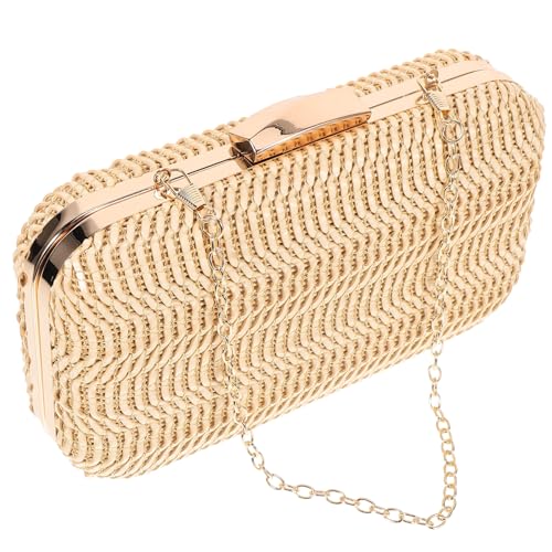 LRXIYODE Damen Handtasche Kette Geflochtene PU Phone Purse Kleine Praktische Geldbörse für Outdoor Shopping Reise Alltag Zubehör von LRXIYODE