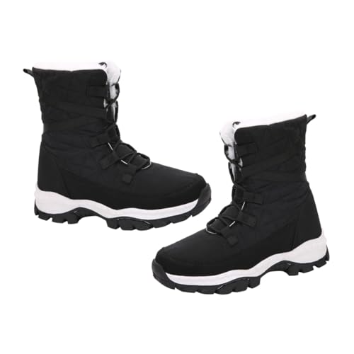 LRXIYODE Schneestiefel Winterstiefel Damen Bequeme Warme Modisches Schuhwerk Für Outdoor Langzeitgebrauch Plüschfutter Weiche Sohlen Rutschfeste von LRXIYODE