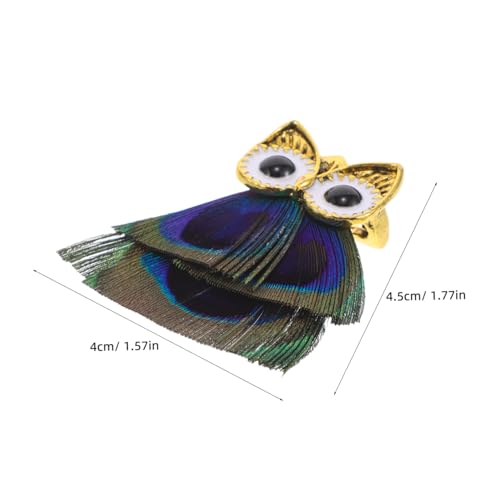 LRXIYODE Delikate Damen Brosche Eulen Design Vintage Stil Handgefertigt Eleganter Tier Schmuck für Kleidung Party Hochzeit Accessoire Geschenkidee für Frauen von LRXIYODE