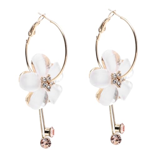 LRXIYODE Delikate Sonnenblumen Ohrhänger mit Petal und Funkelnden Zirkonia Leicht und Langlebig Blütenohrringe für Damen als Modisches Schmuckgeschenk zu Geburtstag Valentinstag Hochzeit von LRXIYODE